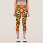 Sunflowers Capri Leggings Modern (Vorderseite)