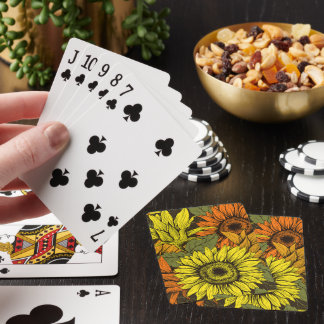 Sunflowers Classic Playing Cards Spielkarten