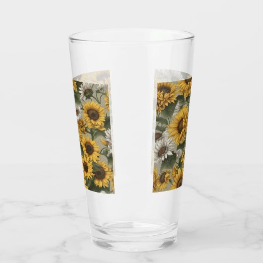 Sunflowers Daisies #2 Glas (Links)