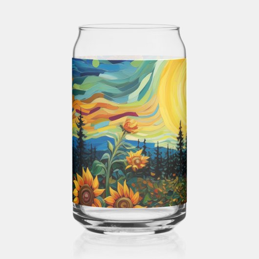 Sunflowers Dosenglas (Vorderseite)
