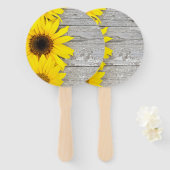 Sunflowers Fächer (Vorne und Hinten)