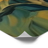 sunflowers field Póster Poster (Ecke)