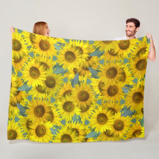 Sunflowers  fleecedecke (Beispiel)