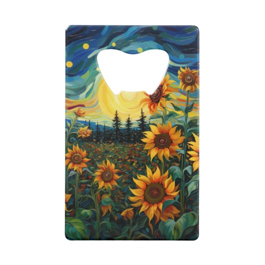 Sunflowers Geldbeutel Flaschenöffner (Vorderseite)