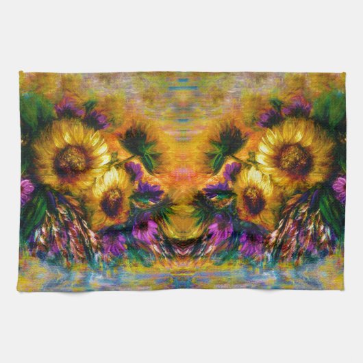 Sunflowers Geschirrtuch (Horizontal)