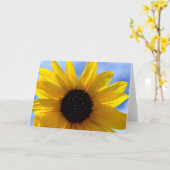 ~SuNFLoWeRS GReeTiNG/NoTeCaRD~ Karte (Gelbe Blume)