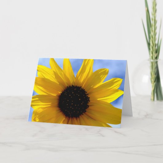 ~SuNFLoWeRS GReeTiNG/NoTeCaRD~ Karte (Vorderseite)