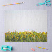 Sunflowers in a Field Seidenpapier (Basteln)