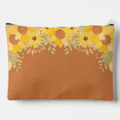 Sunflowers in bloom custom  zubehörtasche (Rückseite)