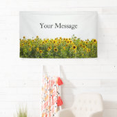 Sunflowers in Field Banner (Insitu)