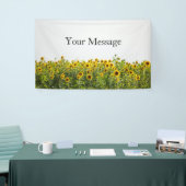 Sunflowers in Field Banner (Messeveranstaltung)