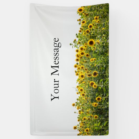 Sunflowers in Field Banner (Vertikal)