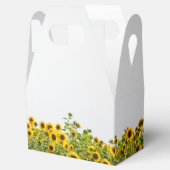 Sunflowers in Field Geschenkschachtel (Geöffnet)