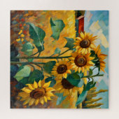 Sunflowers in Field Puzzle (Horizontal)