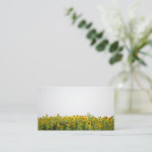 Sunflowers in Field Visitenkarte (Stehend Vorderseite)