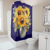 Sunflowers in Vase Shower Curtain Duschvorhang (Beispiel)