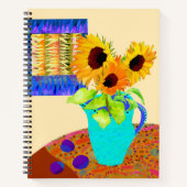 Sunflowers Journal Notizblock (Vorderseite)