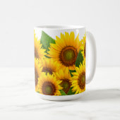 Sunflowers Kaffeetasse (VorderseiteRechts)