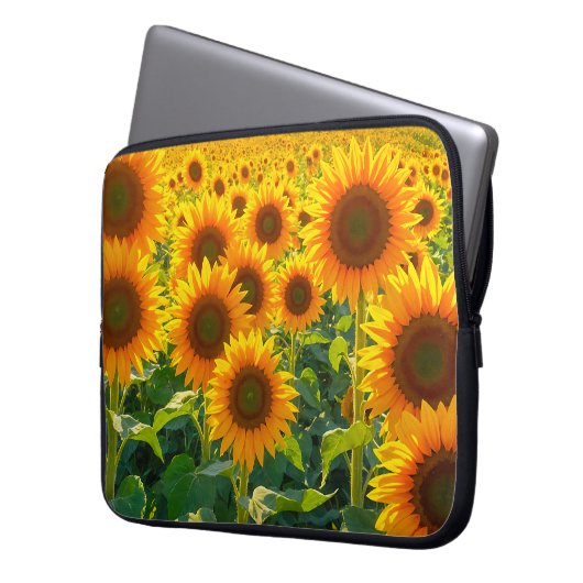 Sunflowers Laptop Sleeve (Vorderseite Links)