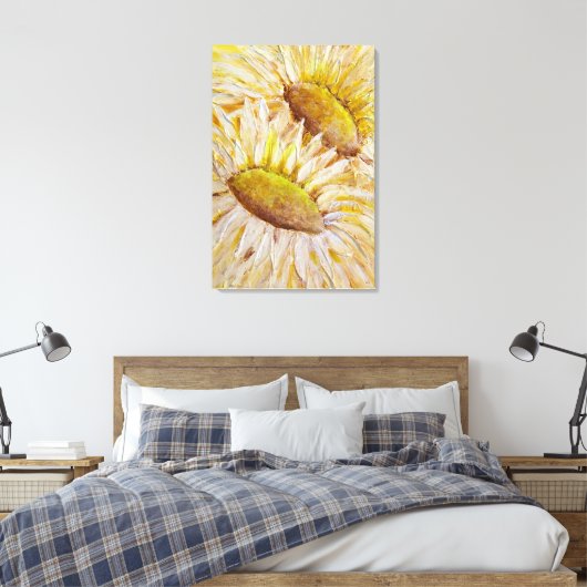 Sunflowers Leinwanddruck (Insitu (Schlafzimmer))