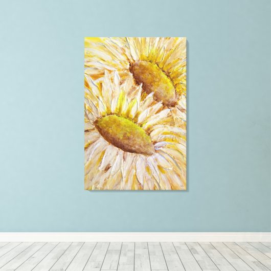 Sunflowers Leinwanddruck (Insitu (Holzboden))