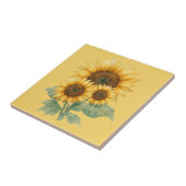 Sunflowers lover gift Ceramic Tile Fliese (Seite)