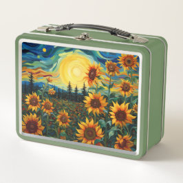 Sunflowers Metall Brotdose