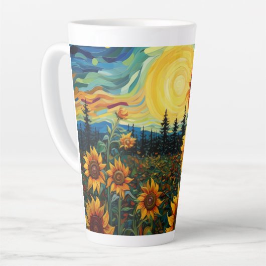 Sunflowers Milchtasse (Linke Ecke)