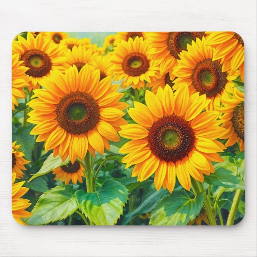 Sunflowers Mouse Pad Mousepad (Vorne)