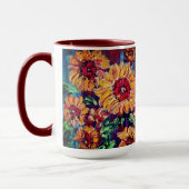 Sunflowers Mug Tasse (Links)