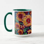 Sunflowers Mug Tasse (Links)