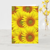 SUNFLOWERS MUTTER'S DAY CARD KARTE (Gelbe Blume)