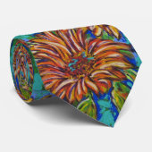 Sunflowers Neck Tie Krawatte (Gerollt)