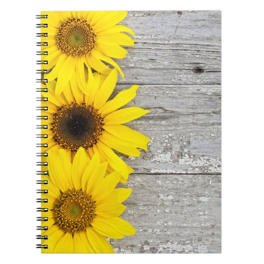 Sunflowers Notizblock (Vorderseite)