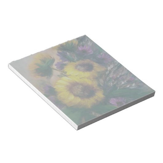 Sunflowers Notizblock (angewinkelt)