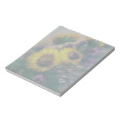 Sunflowers Notizblock (Rotiert)