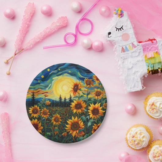 sunflowers pappteller (Party)