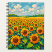 Sunflowers Planner Planer (Vorderseite)