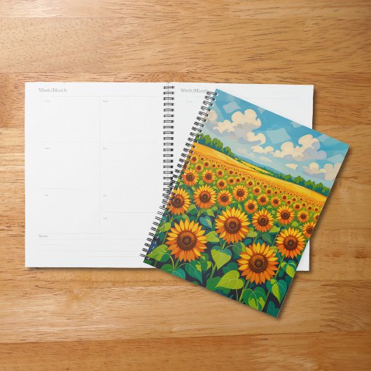 Sunflowers Planner Planer