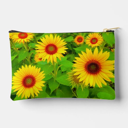 Sunflowers Pouch Zubehörtasche (Rückseite)