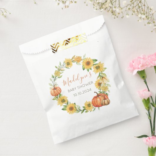 Sunflowers & Pumpkins fall Geschenktütchen (Versiegelt)