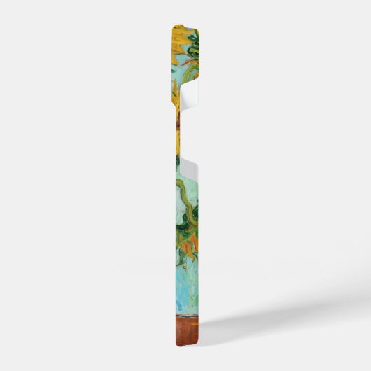 Sunflowers Red Orange Yellow Blue Van Gogh iPhone Hülle (Linke Seite)