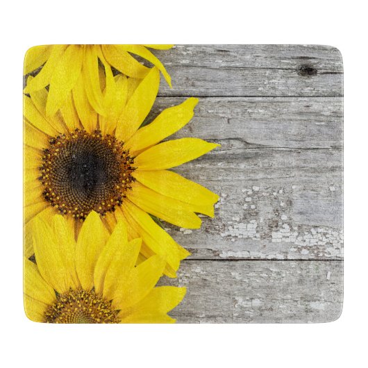 Sunflowers Schneidebrett (Vorderseite)