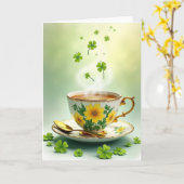 Sunflowers Tea Happy Day Card Karte (Gelbe Blume)