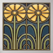 Sunflowers Tile Poster (Vorne)