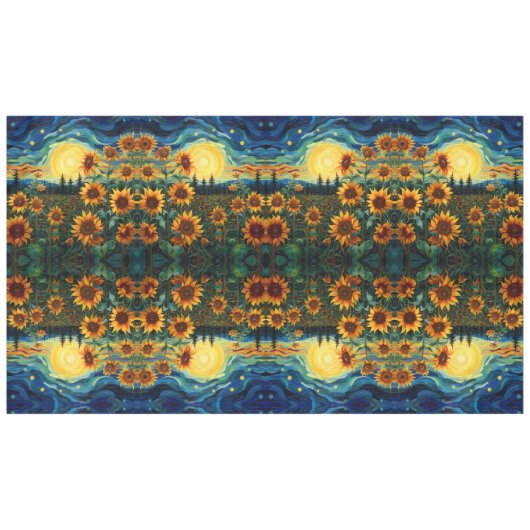 Sunflowers Tischdecke (Vorderseite (Horizontal))