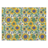 Sunflowers Ukrainian folk art motifs Tablecloth Tischdecke (Vorderseite (Horizontal))