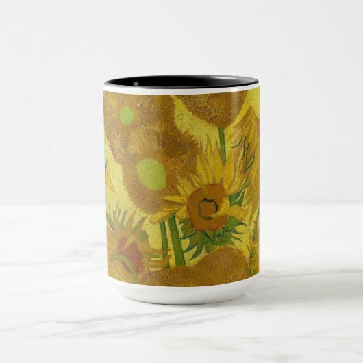 Sunflowers-Vincent van Gogh Small Tasse (Zentrum)