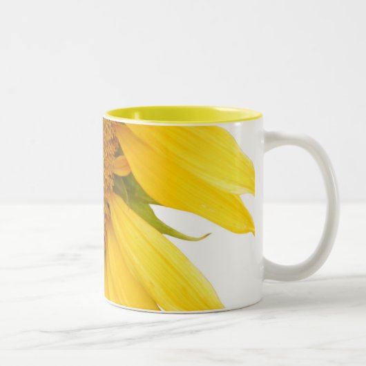 Sunflowers Zweifarbige Tasse (Rechts)
