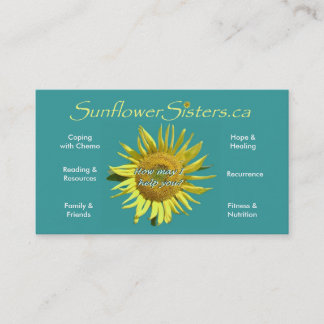 SunflowerSisters.ca Visitenkarte